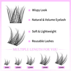 VEYESBEAUTY handmade PBT fibers deliver soft, fluffy volume