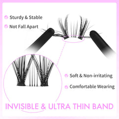 VEYESBEAUTY lash application tools enable precise cluster placement during DIY routine.