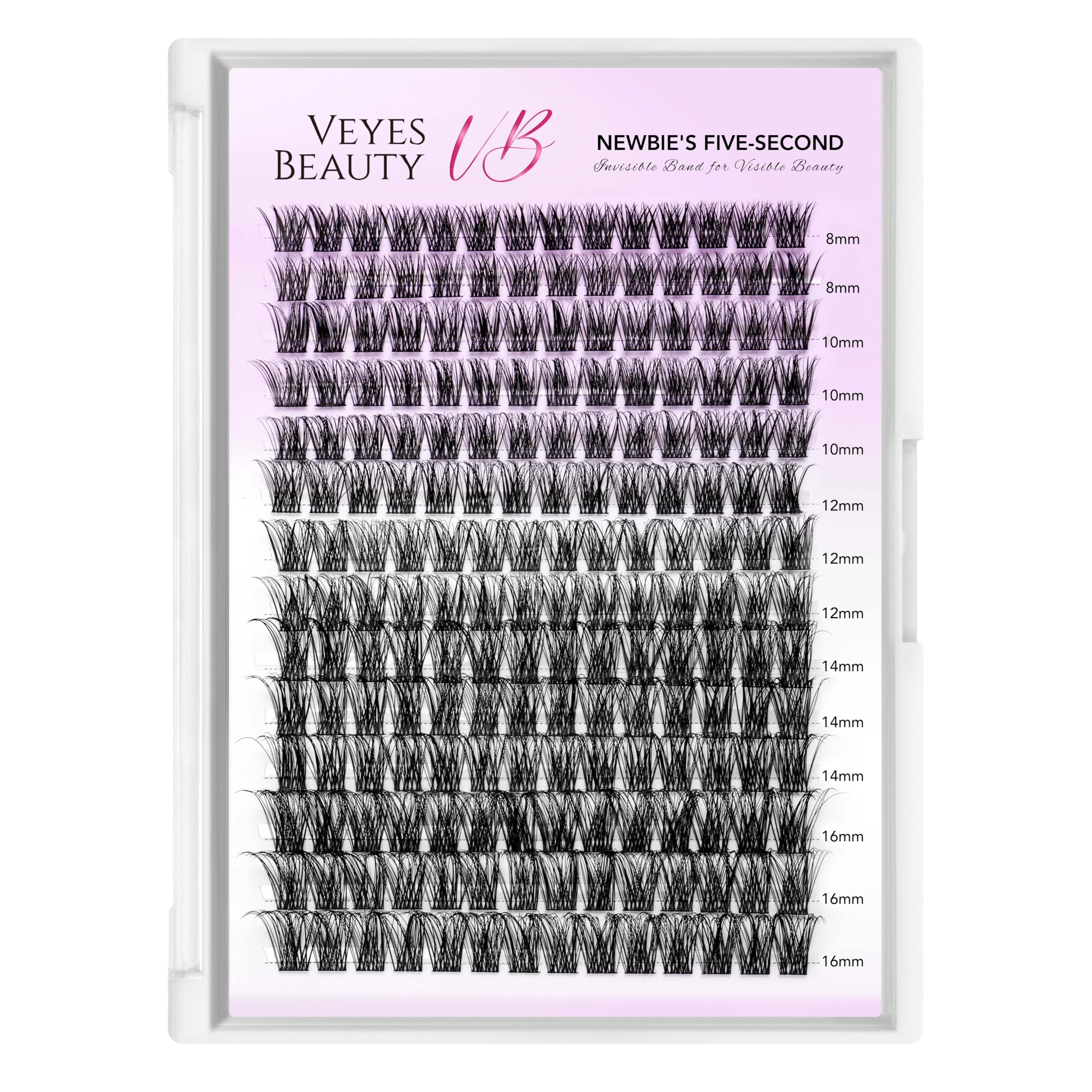 VEYESBEAUTY lash bands thin soft closeup – comfortable, nearly invisible lash band.