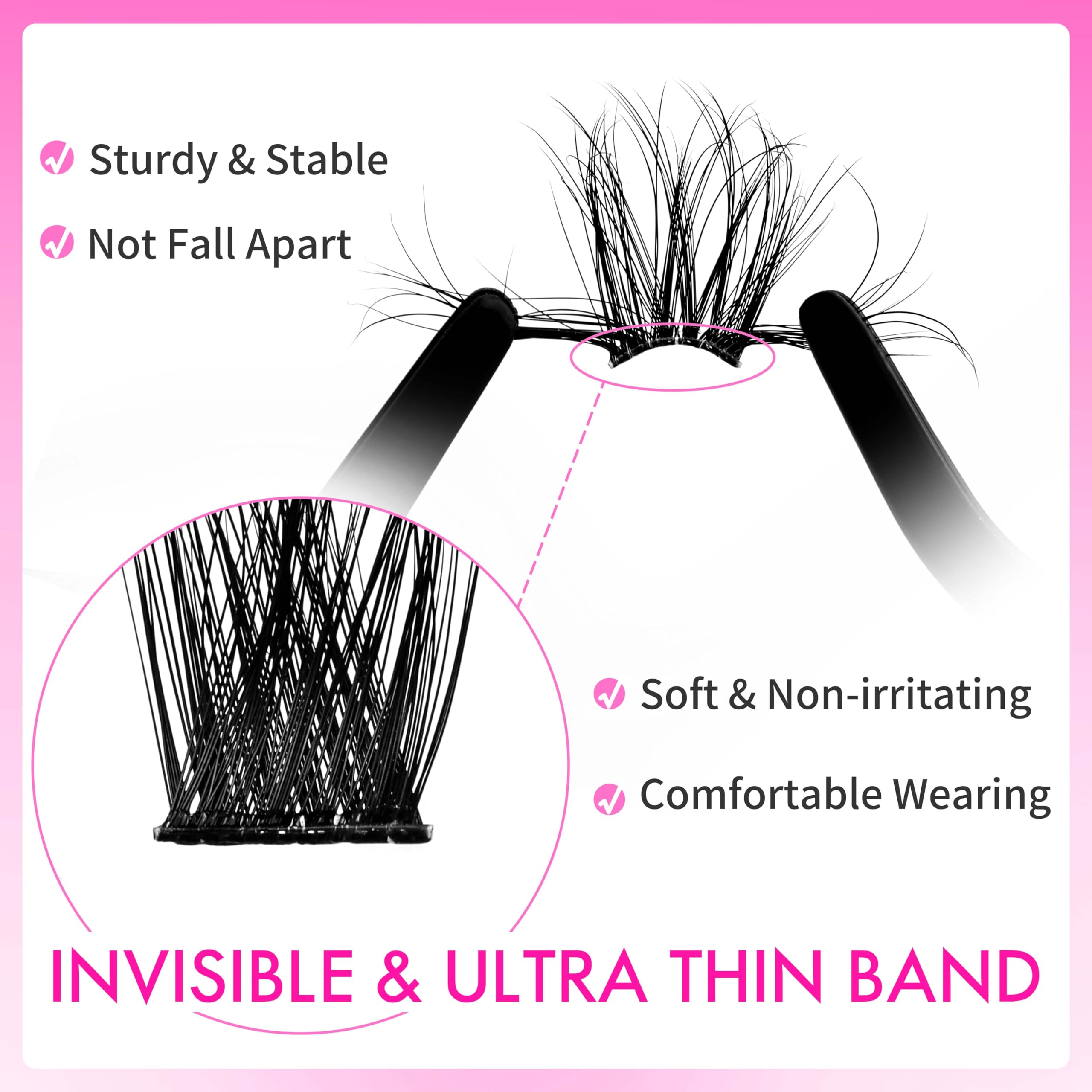 VEYESBEAUTY thin soft band provides comfortable wear