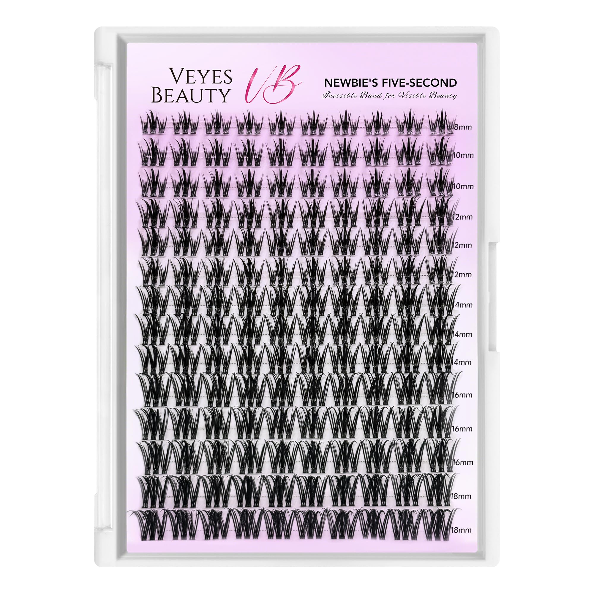 VEYESBEAUTY lash bands thin and soft for comfortable wear
