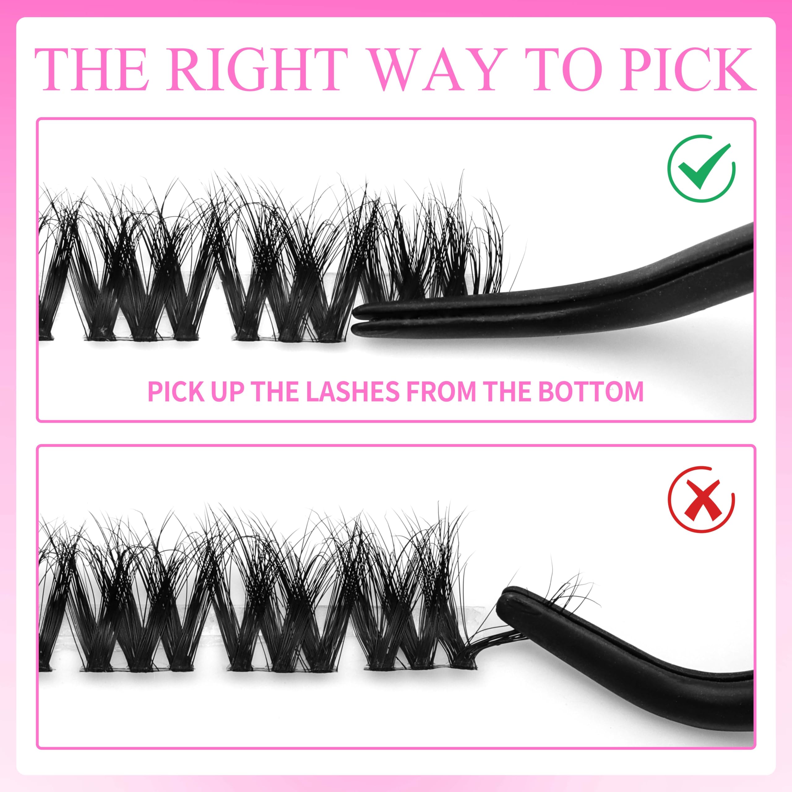 VEYESBEAUTY lash bond provides secure adhesion on natural lashes