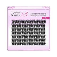 VEYESBEAUTY lash clusters band detail highlighting thin, soft bands