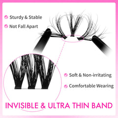 VEYESBEAUTY newbie-friendly five-second lashes for quick easy application