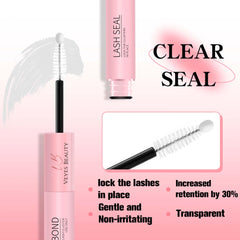 VEYESBEAUTY gentle, non-irritating lash formula for comfortable wear.