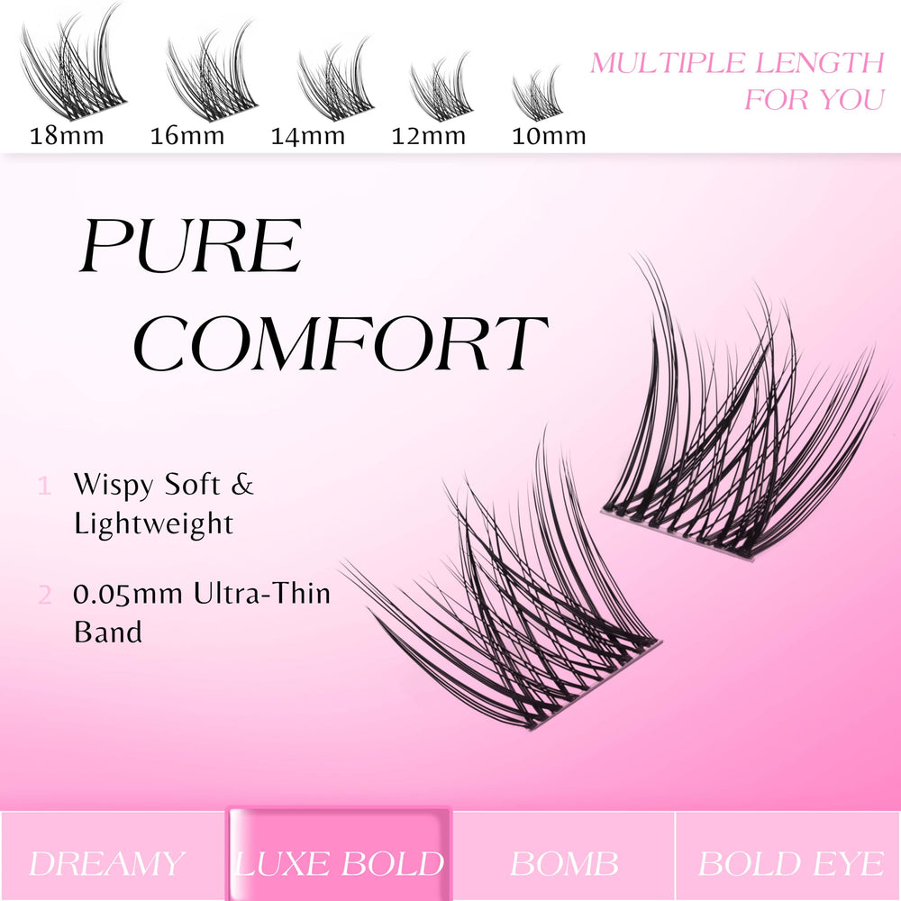 VEYESBEAUTY PBT fibers deliver natural fluff and light feel.