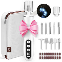 VFD electric nail file drill in white offers precise at-home manicures