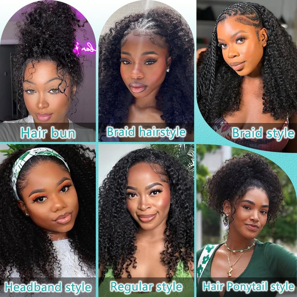VFFTI drawstring half wig unboxing experience overview