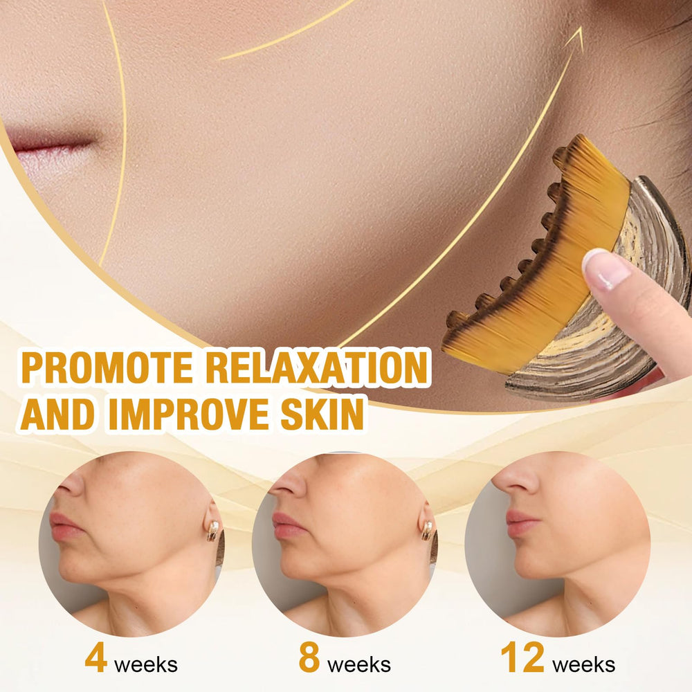VFFWBB face brush with built-in massage nodes for soothing lymphatic stimulation