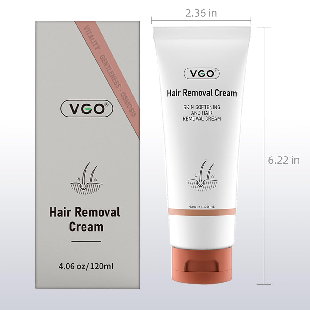 VGO product image showing suitability for all skin types, women and men