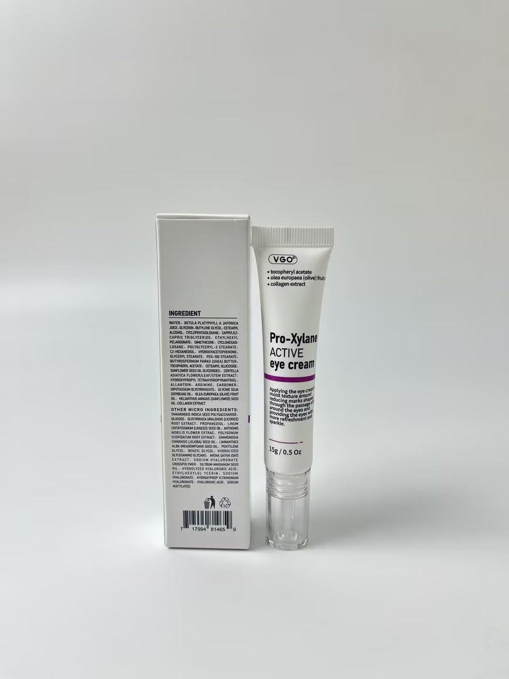 VGO Eye Cream recommended for daily morning and evening use.