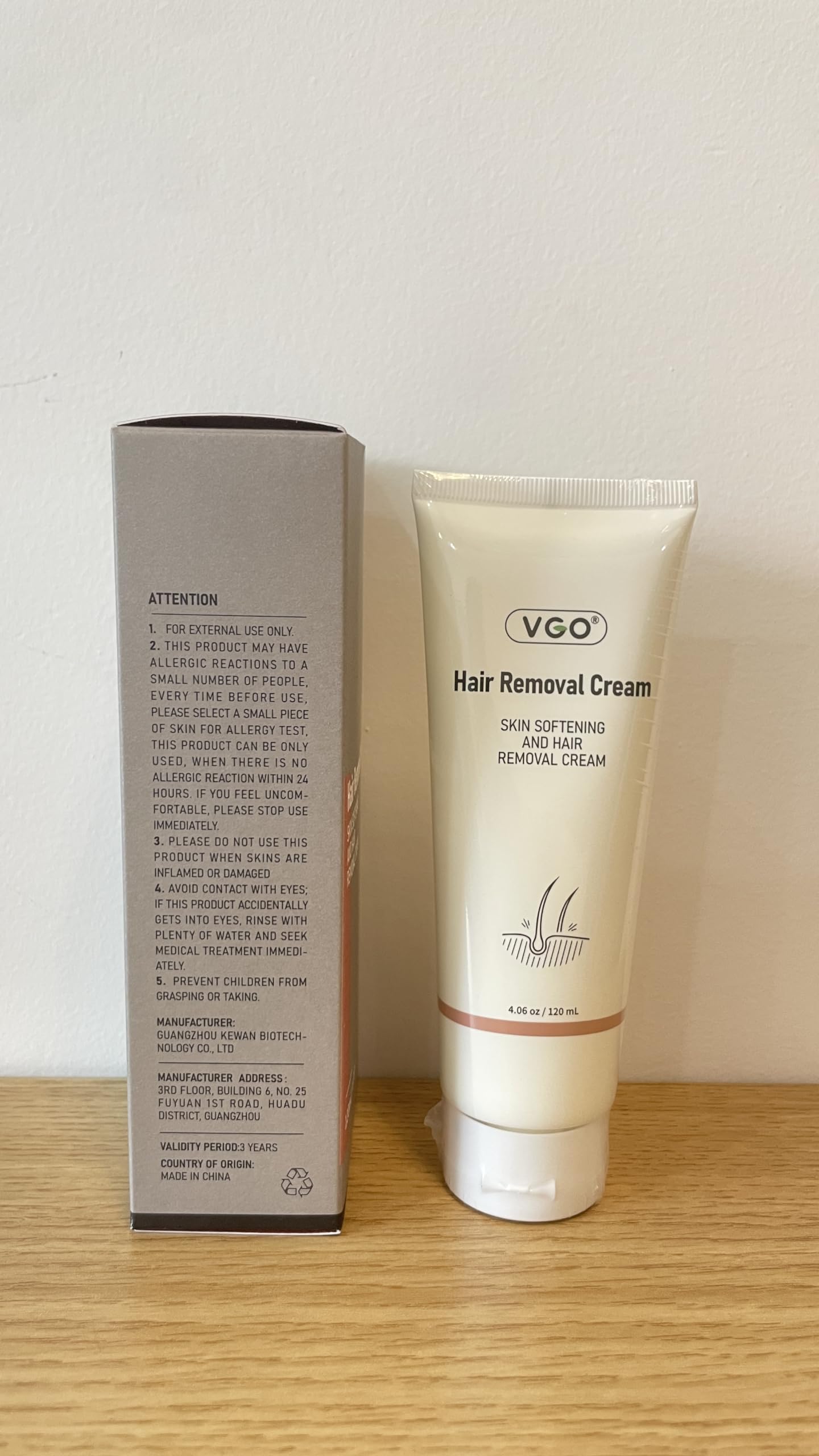 VGO Painless Bikini Gel leaves no residue after use for a clean finish