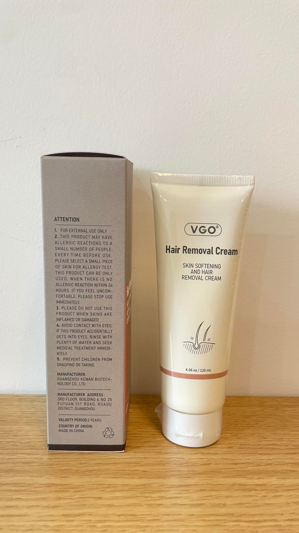 VGO Painless Bikini Gel leaves no residue after use for a clean finish