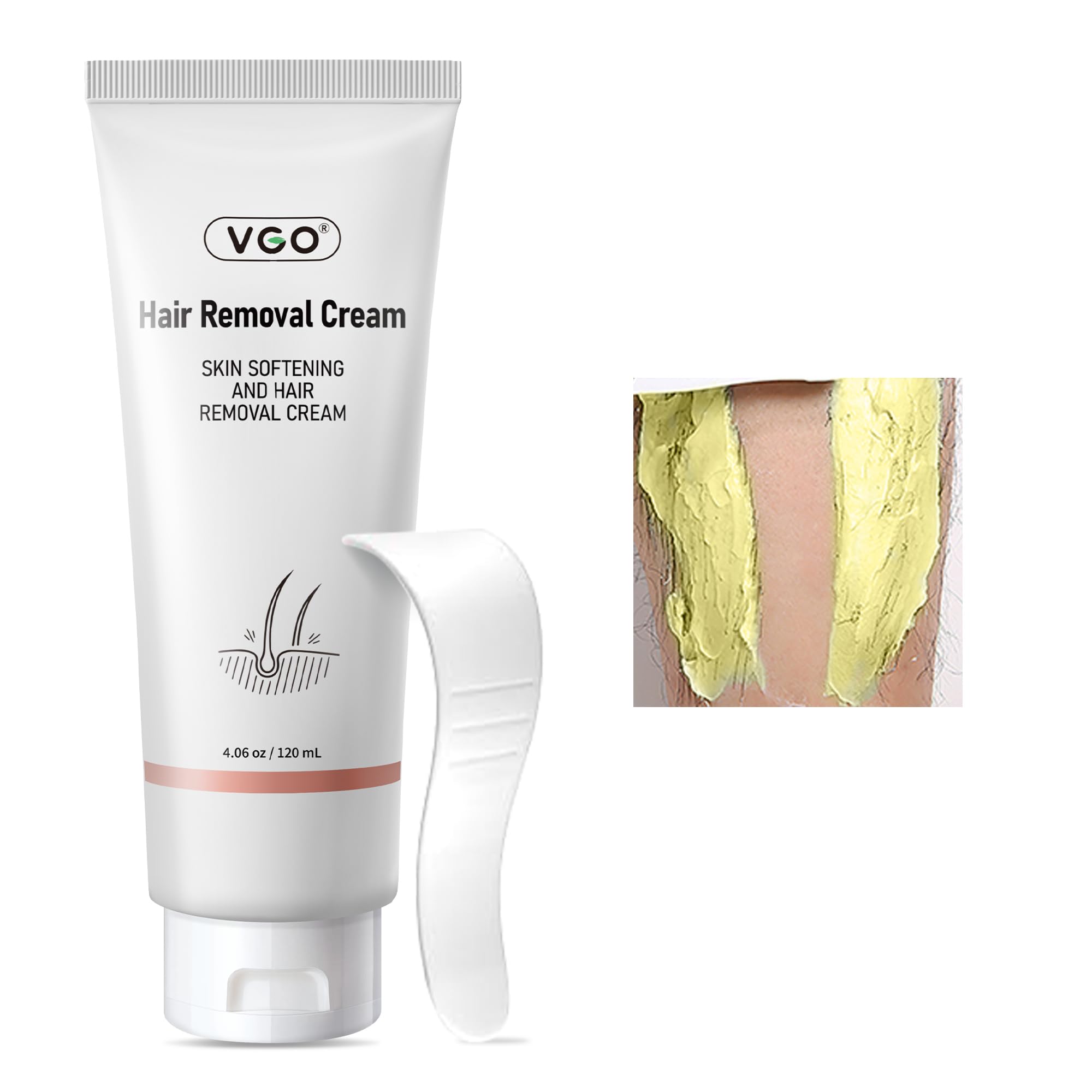 VGO Painless Bikini Gel packaging shown for easy storage and display