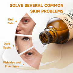 VGO Vitamin C Serum lightweight texture absorbs smoothly.