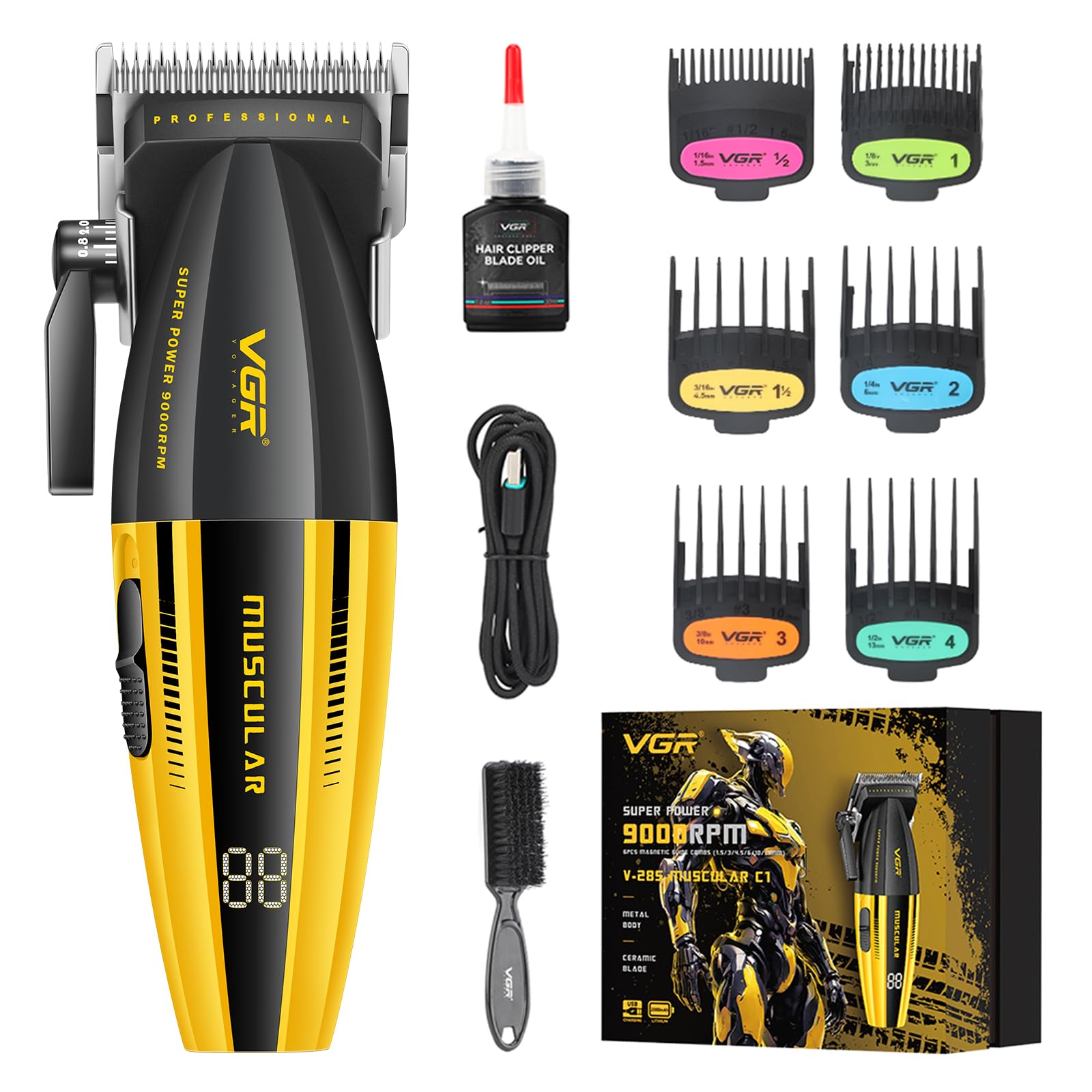 VGR 285 precision clipper for clean fades and precise grooming