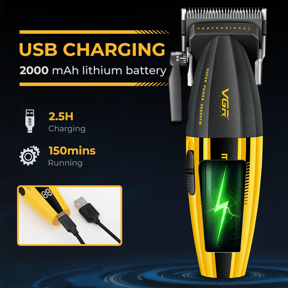 VGR 285 self-sharpening blades maintain clean cuts