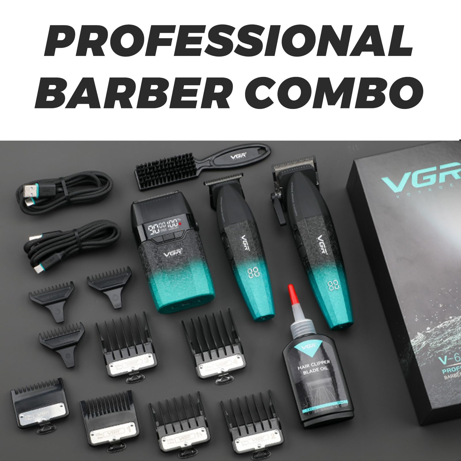 VGR 640S3 taper lever adjusts length for versatile styling options.