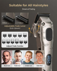VGRPRO fade comb in use demonstrating easy blending and precise transitions