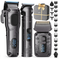 VGRPRO hair clippers kit detailed blades for precise fades at home