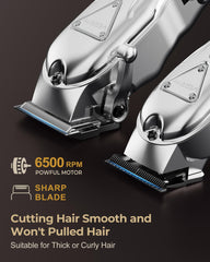 VGRPRO T-blade trimmer delivers precision edge for clean lines.