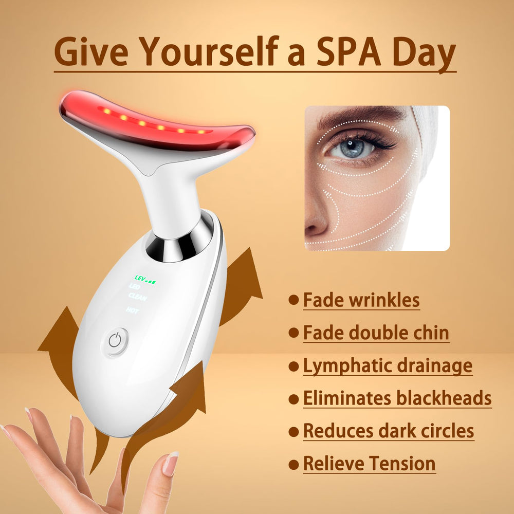 VGY 7-in-1 massager neck-curve design provides wrap-around coverage for better results
