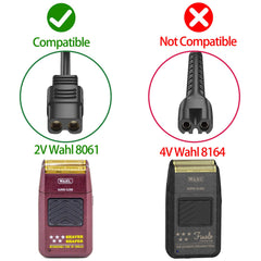 vhbw Wahl charger cord packaging displays contents and ready-to-use replacement part.