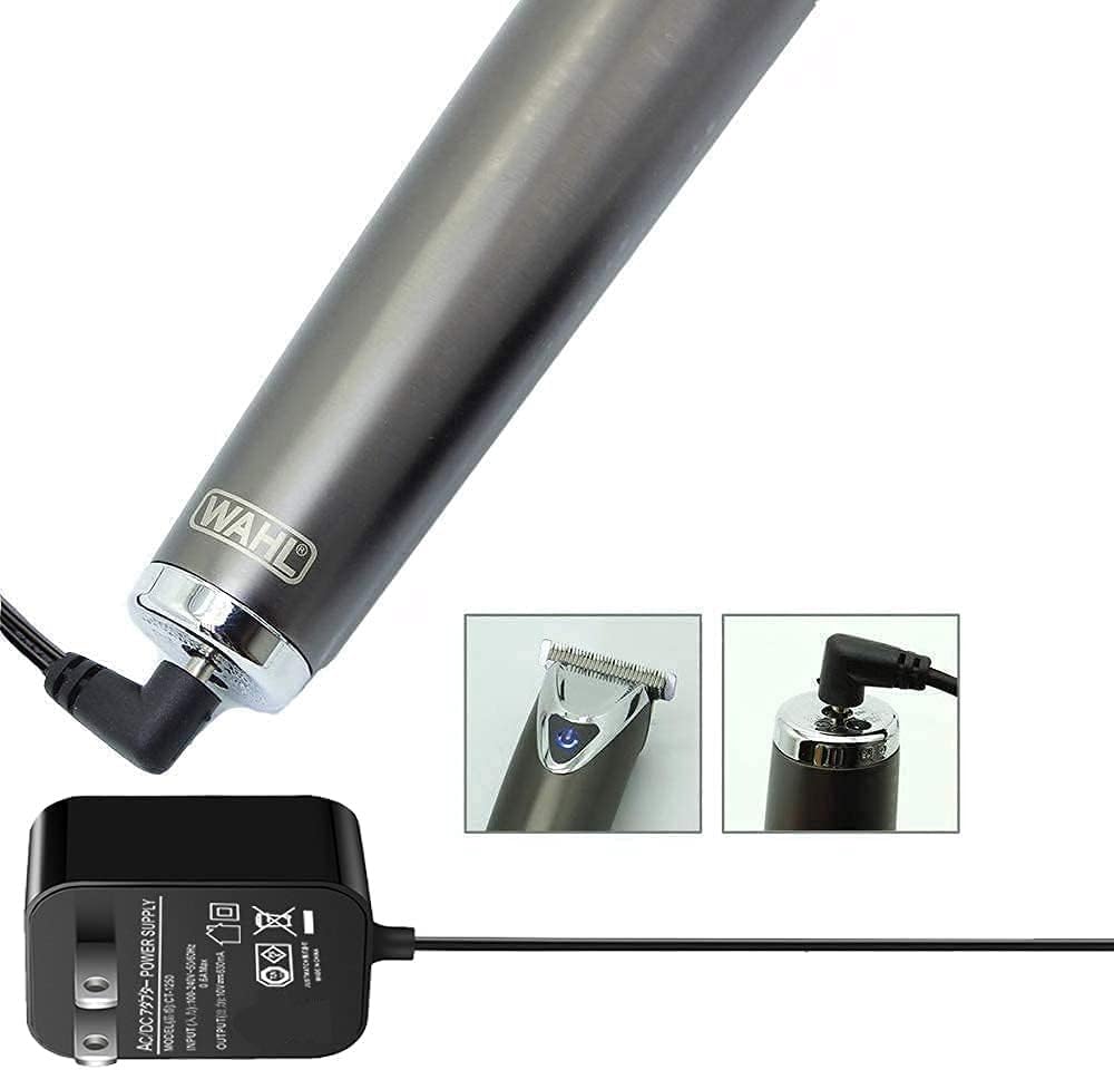 vhbw Wahl trimmer charger cord ac input supports 100-240V worldwide use.