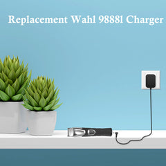 vhbw Wahl trimmer charger cord compatibility list highlights broad model support.