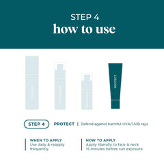 VI DERM SPF50 Daily UV Defense on the body blends easily for head-to-toe sun defense.