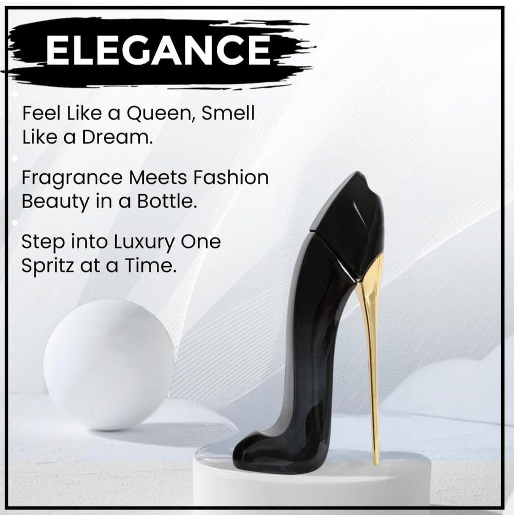 Viaan Krishna Fantasy Girl mini high heel bottle—playful design for a stylish fragrance routine.