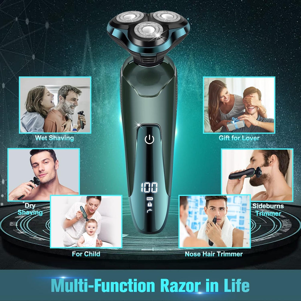 Viatia electric razor ergonomic body design for comfortable grip