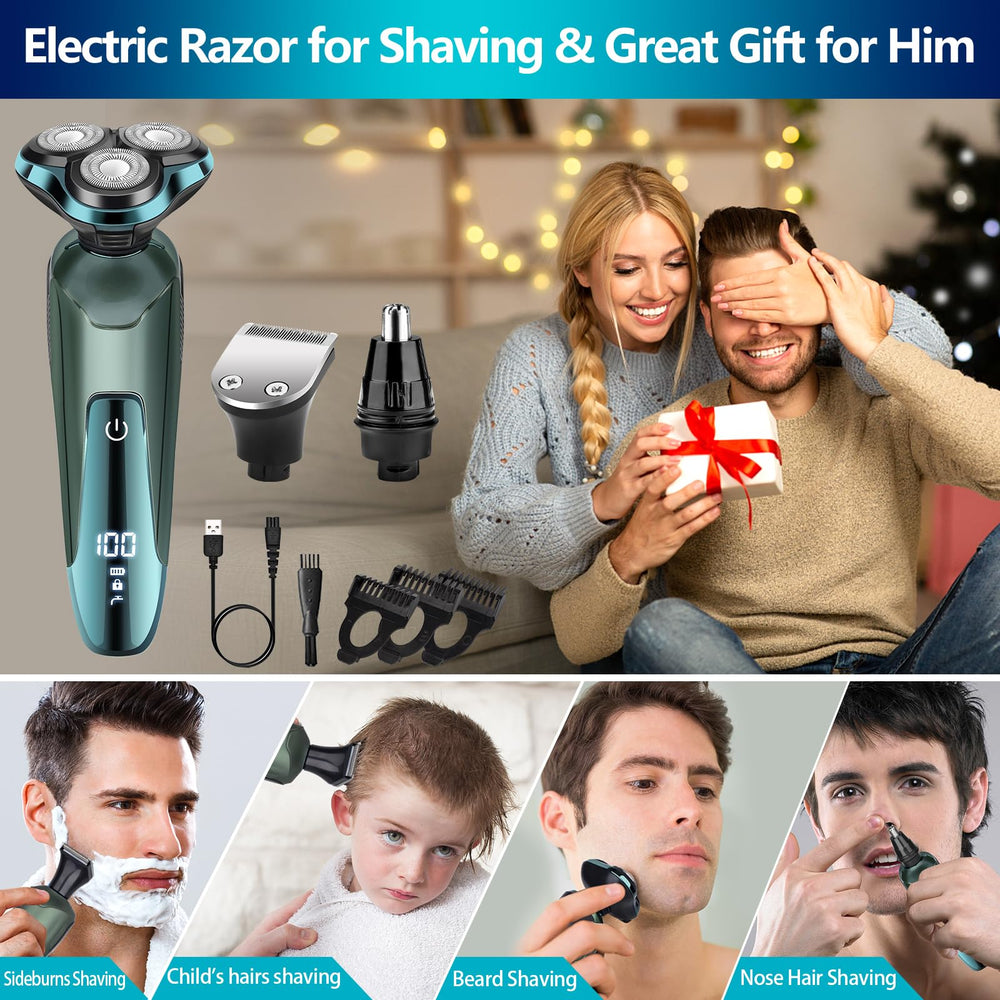 Viatia electric razor travel-compact design ready for journeys