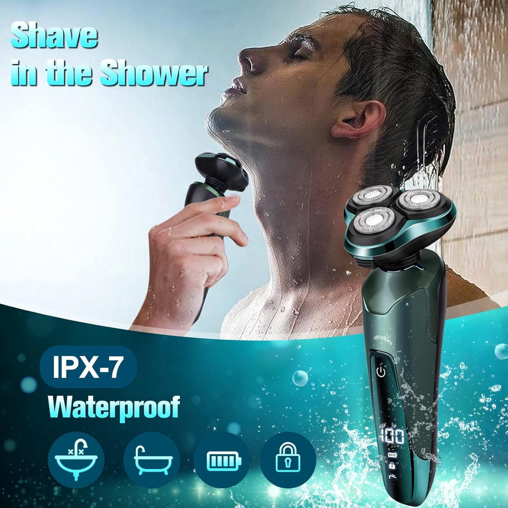 Viatia electric razor USB charging port for on-the-go power