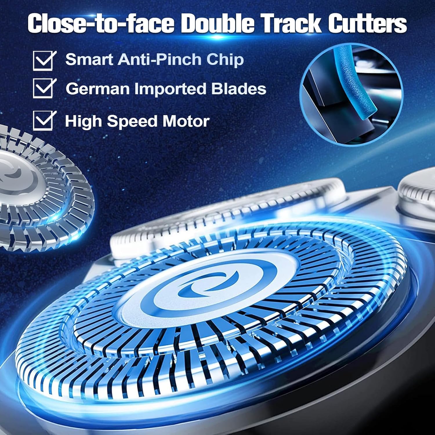 Viatia sideburns trimmer for clean line maintenance