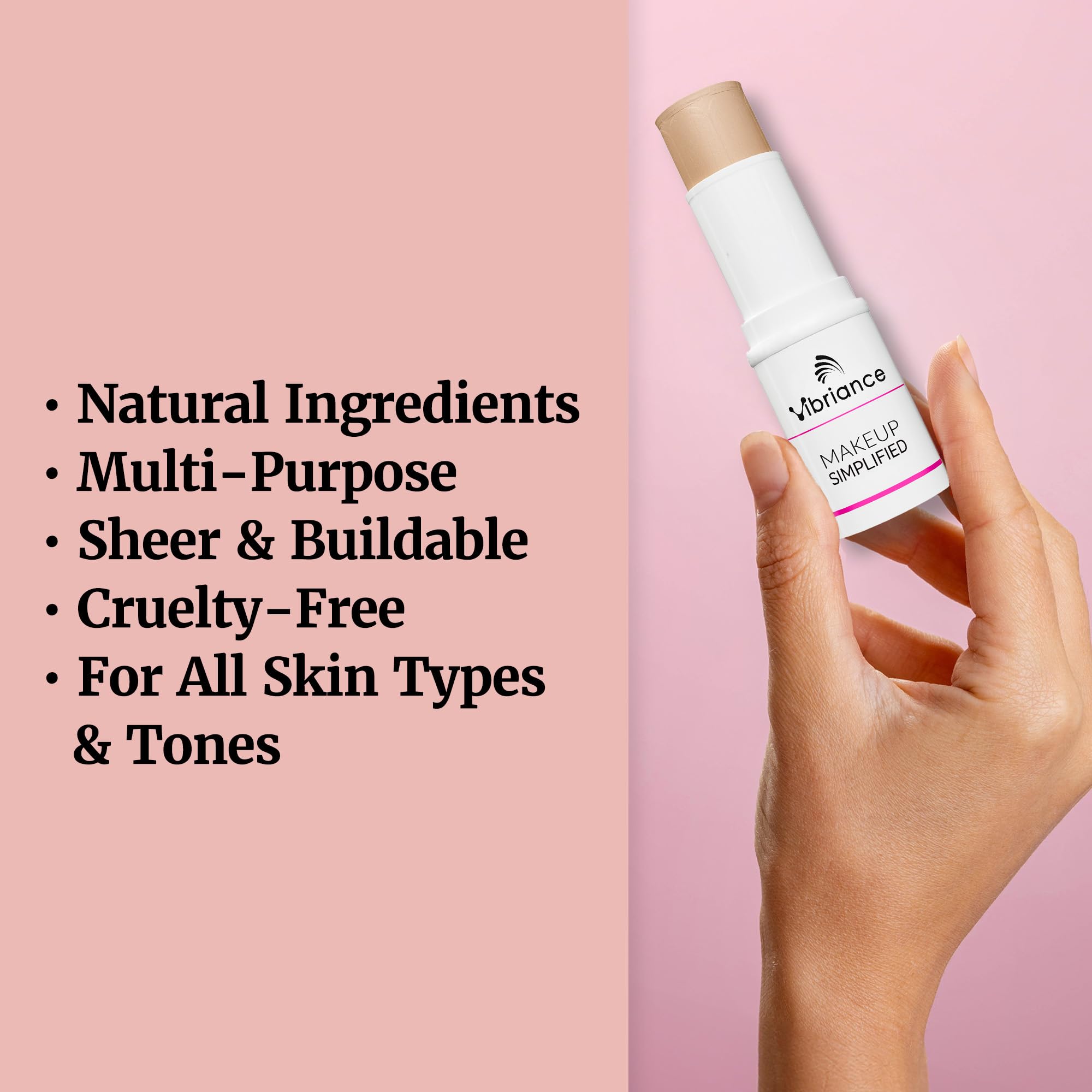 Vibriance Complexion Sticks 3-in-1 base, concealer, and contour in one easy step