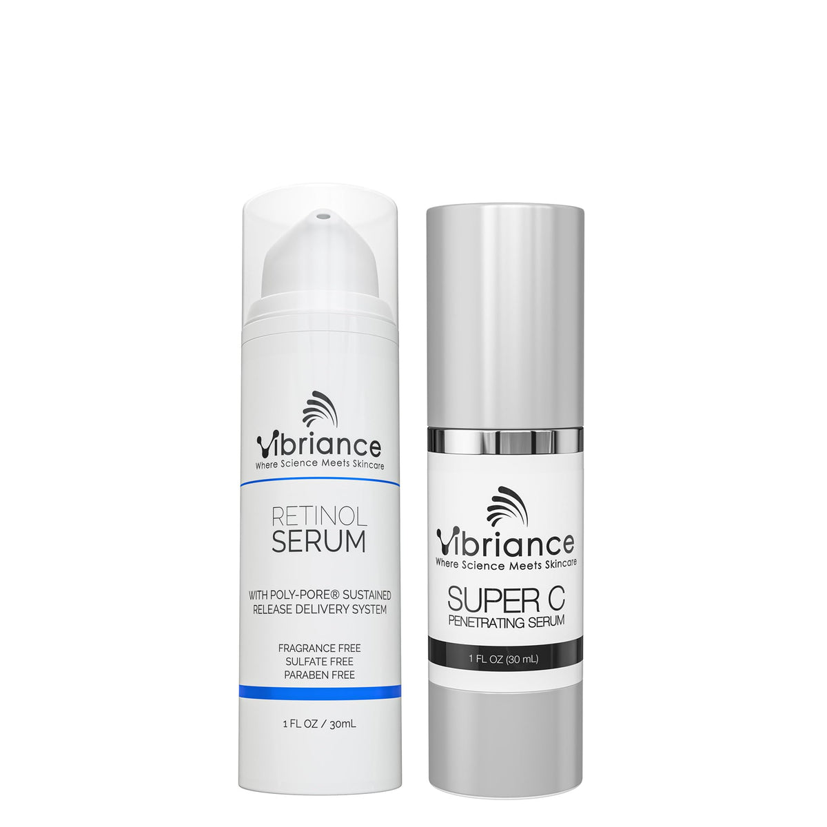 Vibriance Dynamic Duo day serum bottle: brightens and hydrates skin.