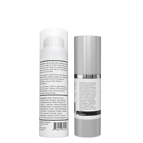 Vibriance Dynamic Duo night serum bottle: supports overnight renewal.
