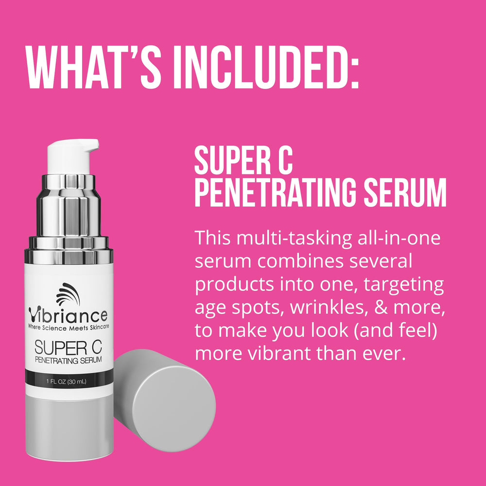 Vibriance Retinol Serum night-cream application: promotes overnight refinement.