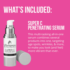 Vibriance Retinol Serum night-cream application: promotes overnight refinement.