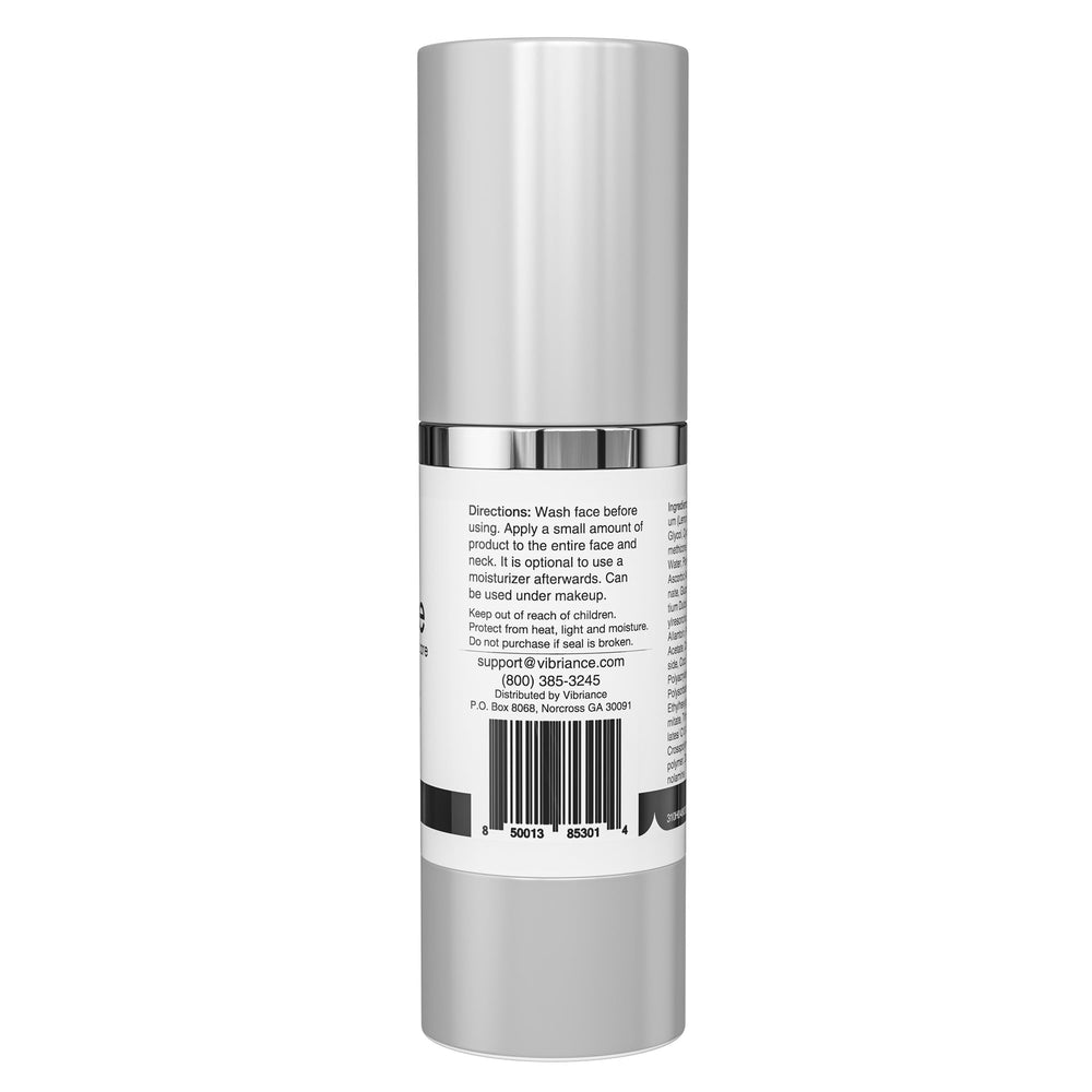 Vibriance Super C Serum eye-area use shows gentle, soothing application