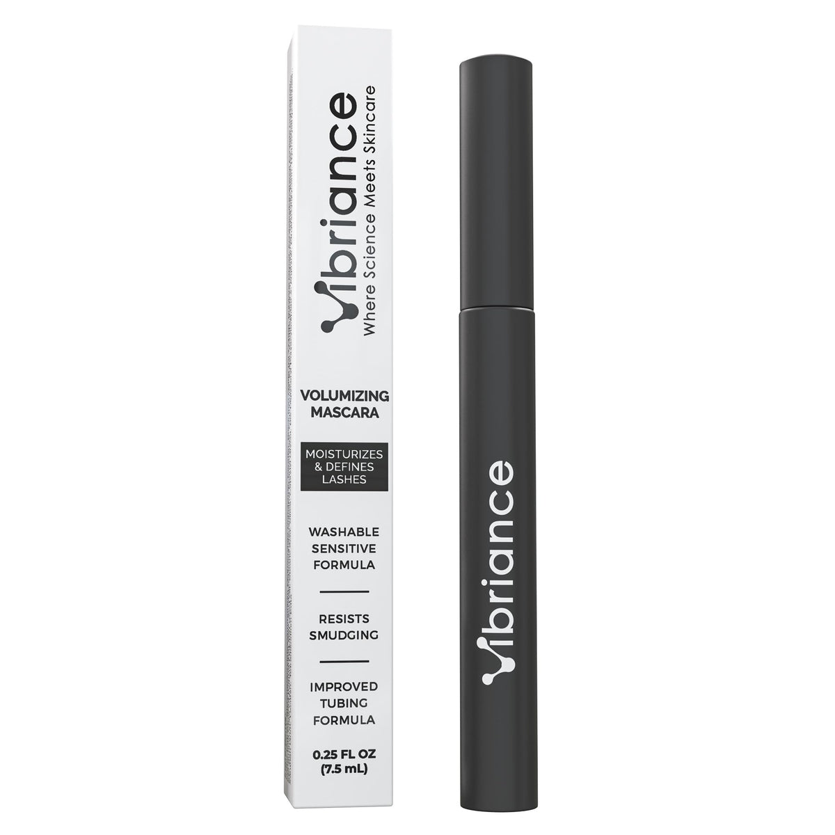 Vibriance Volumizing Tubing Mascara brush closeup for precise definition and lift