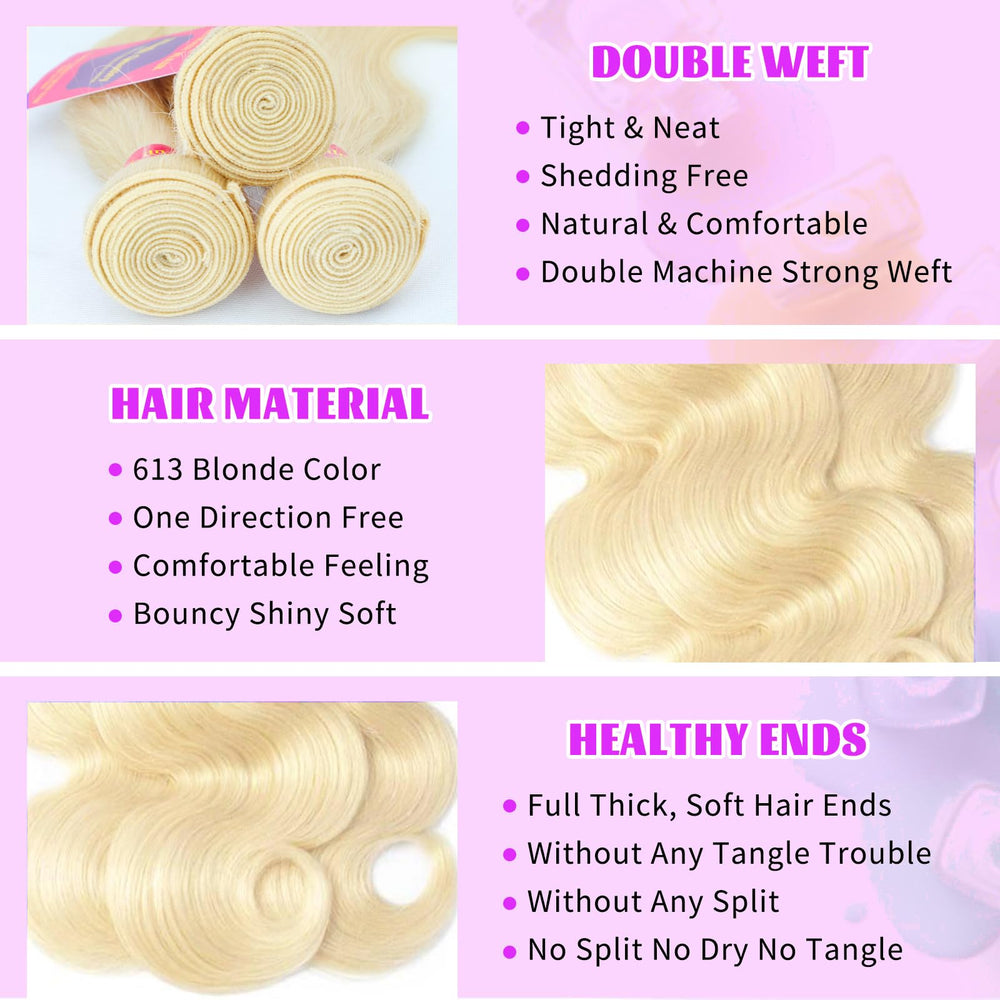 VICYAO 613 true-length true-weight bundles prepared for seamless natural blending.