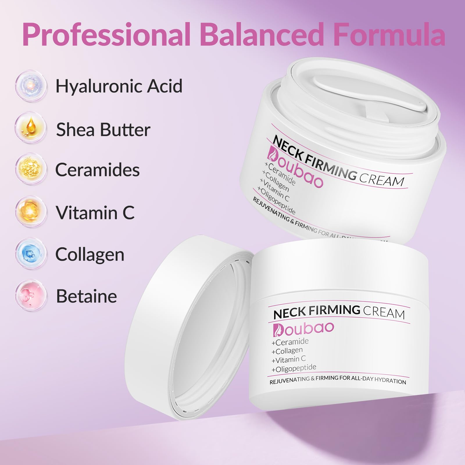 VicGFHS hyaluronic acid-rich texture image for plump, nourished skin