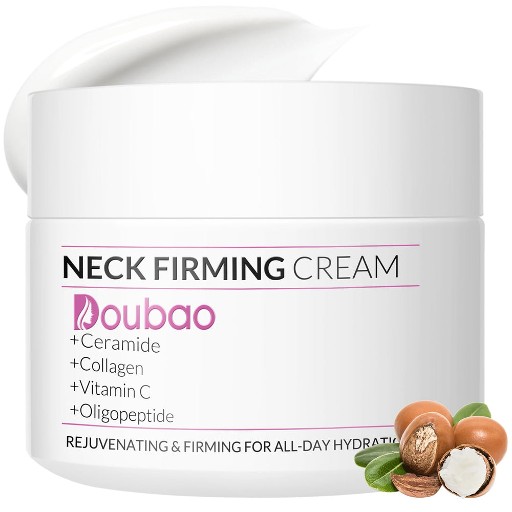 VicGFHS neck firming cream jar closeup highlighting hydration for neck and décolleté