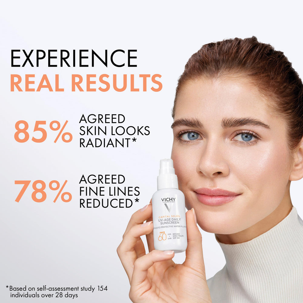 VICHY texture close-up demonstrating lightweight, hydrating finish