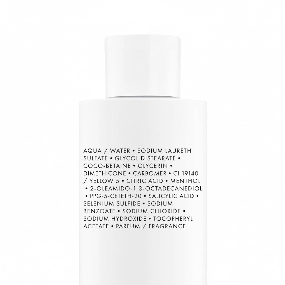 Vichy Dercos being applied to wet hair showing scalp-targeted treatment