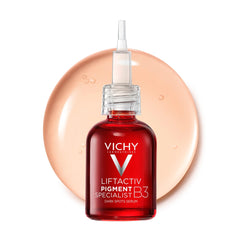 VICHY front packaging showing serum bottle and clear benefit