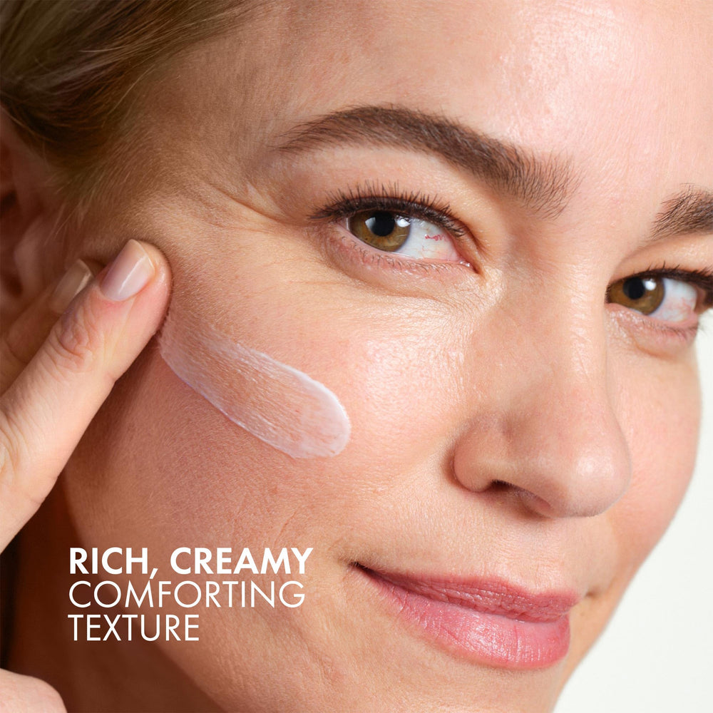 VICHY cream texture close-up highlighting smooth, rich formula