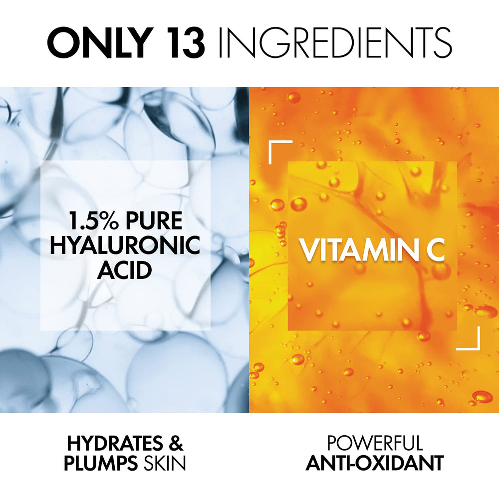 VICHY Vitamin C ingredient visual emphasizing antioxidant support benefit
